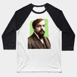 French Composer Claude Debussy illustration Baseball T-Shirt